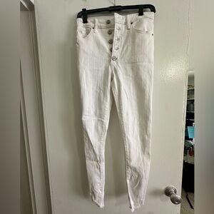 Abercrombie & Fitch The Super Skinny Ankle High Rise Jeans - Black Size 26/2R